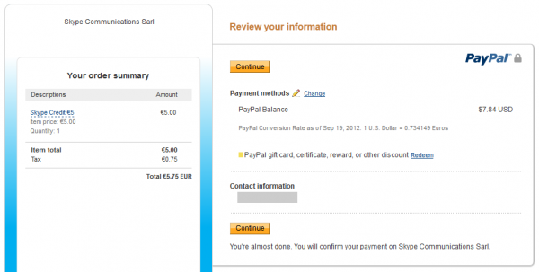 PayPal payment PayPal payment